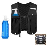 Gilet de course pour homme et femme - gilet de course avec gourde de 500ml - rflchissant - avec support ...