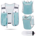 Gilet dhydratation pour la course � pied sac � dos l�gersac de poitrine stable avec poche � eau et porte ...