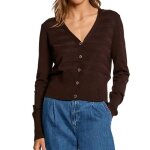 Gilet marron femme morgan menthi