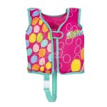 Gilet de natation enfant - bestway 32176 - rose - taille s / m - protection uv upf 50 +