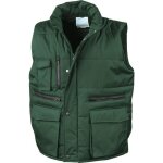 Gilet sans manches de travail matelass result - vert fonc