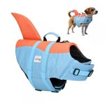 Gilet de sauvetage pour chien - mobiclinic - sharky - harnais r�glable - poign�e l�g�re - aileron d�coratif ...