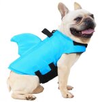 Gilet de sauvetage pour chien gilet de s�curit� bou�e de sauvetage pour chiot maillot de bain (xs bleu) ...