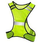 Gilet de sécurité réfléchissant ultra léger et visible pour la marche nocturne et le vélo. Gilet de sécurité réfléchissant ultra léger et visible pour la marche nocturne et le vélo.