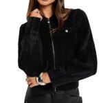 Gilet zipp noir femme morgan domi