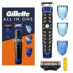 Tondeuse - gillette - kit barbe 4 en 1 - tanche - 1 lame proglide - 3 sabots inclus
