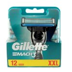 Gillette mach 3 - lot de 12 lames de rasoirs xxl
