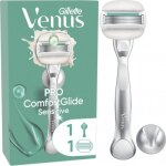 Gillette rasoir pour femme peau sensible pro comfortglide la paquet avec 1 manche + 1 recharge de lames ...