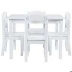 Ginger home ensemble table enfant avec 4 chaises ? bois massif blanc ? 66x56x48 cm ? style scandinave ... Ginger home ensemble table enfant avec 4 chaises ? bois massif blanc ? 66x56x48 cm ? style scandinave ...