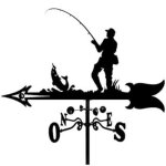 Girouette en mtal girouette de jardin outil de mesure professionnel support de toit de jardin utilisation ...