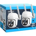 Kit camera de surveillance - diane confort - gk2 - 1080p (2mp) - ptz 355� / 95� - vision nocturne couleur ...