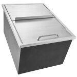 Glaci�re - duoku - 24l x 18w x 13h - acier inoxydable - 5523 l - isolation 24h