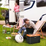 Glaci�re �lectrique 40l portable r�frig�rateur cong�lateur avec poign�es - dim. 587l x 365l x 438h cm ...