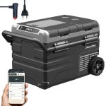 Glacire lectrique skandika routa 35 l + 20   - 20 c connecte 2 zones rfrigrateur 12v - 220v silencieus ...
