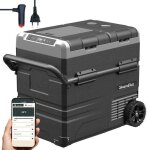 Glacire lectrique skandika routa 55 l + 20   - 20 c connecte 2 zones rfrigrateur 12v - 220v silencieus ...