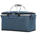 Glaci�re sac isotherme sac thermique sac de courses sac de pique - nique bleu marine