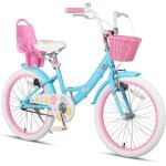 Glerc maggie 20 pouces vélo fille 7 - 13 ans vélo enfant style princesse bleu Glerc maggie 20 pouces vélo fille 7 - 13 ans vélo enfant style princesse bleu