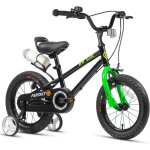 Glerc vlo enfant 16 pouces avec roues stabilisatrices & porte - bidon pour garons et filles de 4 5 ...