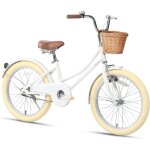 Glerc vlo pour enfants 20 pouces vlo rtro pour filles de 7  13 ans vlo pour enfants avec panier ...