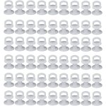 Glisseur pour rail rideau glisseurs60pcs coulissant crochet de rideau rail glisseurpatins � rideaux pour ...