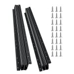 Glissires de tiroir sous escalier - vevor - 800 mm - coulisses de tiroir  roulement  billes  extension ...