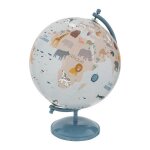 Globe terrestre enfant animaux 28cm bleu Globe terrestre enfant animaux 28cm bleu