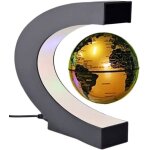 Globe terrestre lumineux flottant magntique avec led dcoration maison et bureau pzcc