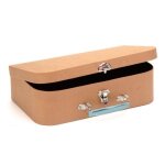 Valise en carton avec anse - glorex - 30x175x8cm - beige - valise � d�corer