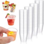 Verres  liqueur - plastique - 30 ml - rutilisables - 100 pices - transparent