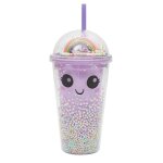 Gobelet - the concept factory - kawaii violet arc - en - ciel - 350ml - plastique - compatible lave - ...