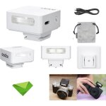 Godox im20 mini flash lithium intgr pour canon sony nikon - 440 flashs 3s recharge (blanc)