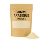 Gomme arabique en poudre naturelle pure ? sachet 50g additif alimentaire cosm�tique encens colle naturelle ...