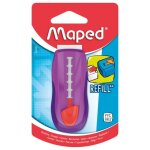 Gomme scolaire - maped - universal gom stick - rose - rechargeable - design rtractable