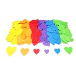 Gommettes en mousse - sodertex - coeurs - multicolore - 200 pi�ces - en - 71 reach azo