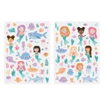 Gommettes - megacrea diy - sirnes - 178 pices - 04  7 cm - activits cratives enfants
