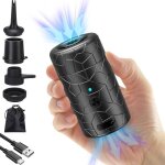 Gonfleur �lectrique de matelas 4000 mah pompe � vide portable 2 - en - 1 petite pompe avec 4 buses dair ...