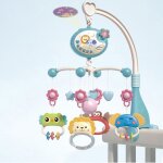 Gonice bb lit jouet mobile avec lumires et fonction de projecteur toile de musique