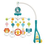 Gonice lit de bb mobile avec lumires musique et rattle dentaire attachement universel de lit de bb ...