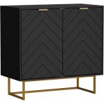 Goobuy buffet bas à 2 portes armoire de rangement manche et pieds en métal couleur doré 80 x 40 x 775 ... Goobuy buffet bas à 2 portes armoire de rangement manche et pieds en métal couleur doré 80 x 40 x 775 ...
