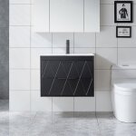 Goobuy meuble sous lavabo suspendu 60cm avec lavabo en céramique robinet 2 tiroirs style ligne scandinave ... Goobuy meuble sous lavabo suspendu 60cm avec lavabo en céramique robinet 2 tiroirs style ligne scandinave ...