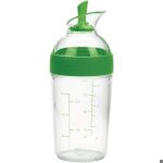 Good grips - shaker  vinaigrette compact - shaker  vinaigrette - bouteille transparente - vert