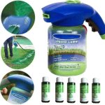 Good - hydro mousse pulv�risateur de semences de gazon liquide pour pelouse 1 bouteille vide + 5 liquides ...