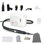 Goplus 1500w nettoyeur � vapeur portable avec r�servoir de 1l - pression 3 bars 180�c - fonction � 27 ...