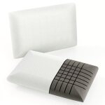 Goplus lot de 2 oreillers en mousse à mémoire - charbon de bambou découpé - oreiller respirant - housses ... Goplus lot de 2 oreillers en mousse à mémoire - charbon de bambou découpé - oreiller respirant - housses ...