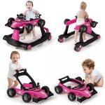 Goplus 4 en 1 trotteur bébé 6 - 18 mois - hauteur réglable en 3 positions - roues réglables - marche ... Goplus 4 en 1 trotteur bébé 6 - 18 mois - hauteur réglable en 3 positions - roues réglables - marche ...