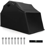 Goplus abri moto extrieur 342x137x193 cm housse de moto etanche housse oxford fentre de ventilation ...