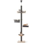 Goplus arbre à chat à 5 niveaux du sol au plafond hauteur réglable 236 - 271cm avec griffoir tremplin ... Goplus arbre à chat à 5 niveaux du sol au plafond hauteur réglable 236 - 271cm avec griffoir tremplin ...