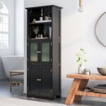 Goplus armoire de salle de bain avec 3 parties rangement 6 niveaux avec 2 tablettes réglables portes ... Goplus armoire de salle de bain avec 3 parties rangement 6 niveaux avec 2 tablettes réglables portes ...