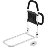 Goplus barrire de lit pour adultes barre de scurit avec double main courante pochette de rangement ...