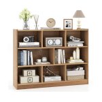 Goplus bibliothque enfant 8 cubes ouvertes122x 32 x93cmmeuble de rangement bibliothque pour livres ...